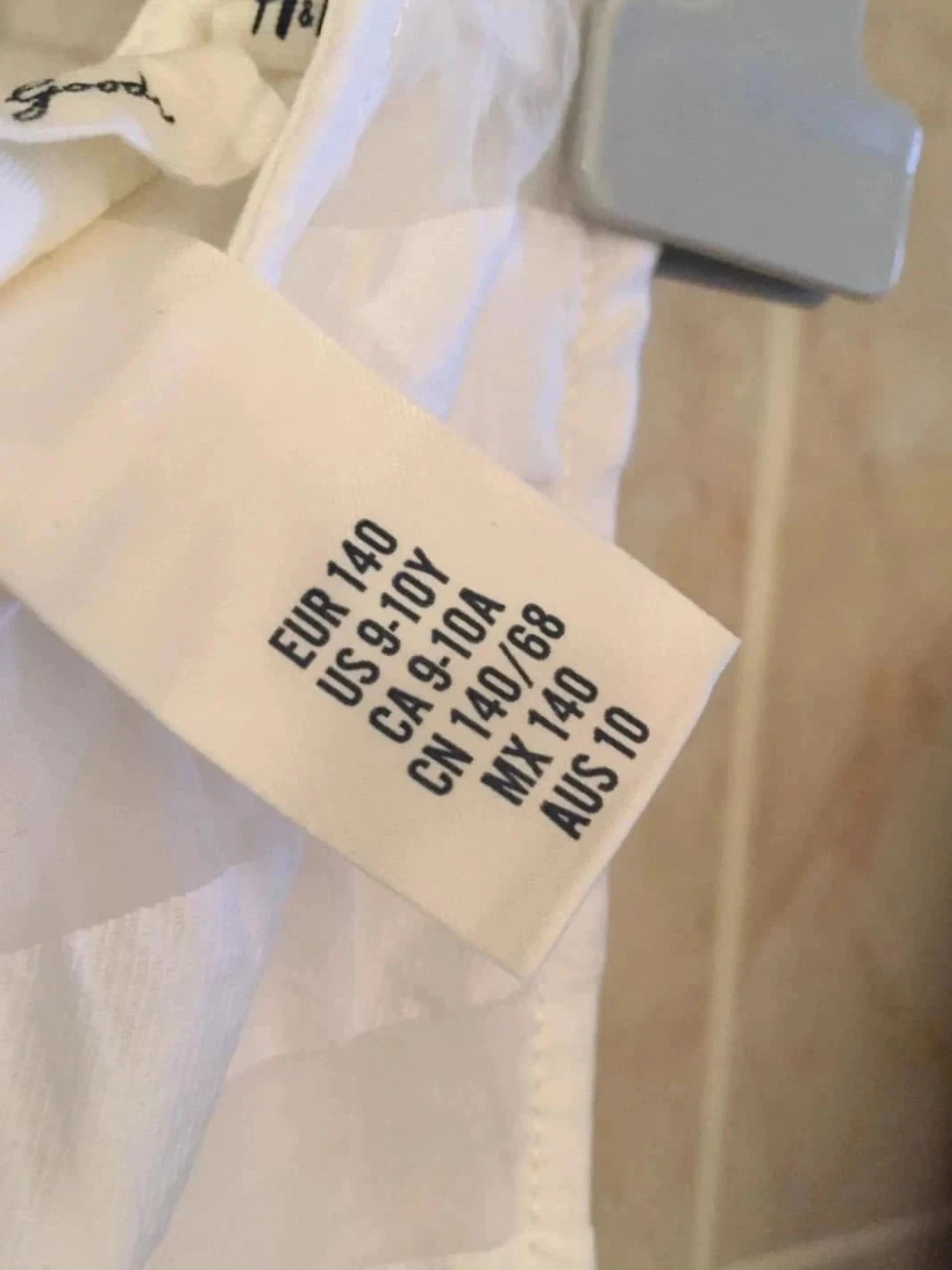 Vestido h&m 9/10 años crema – photo 12